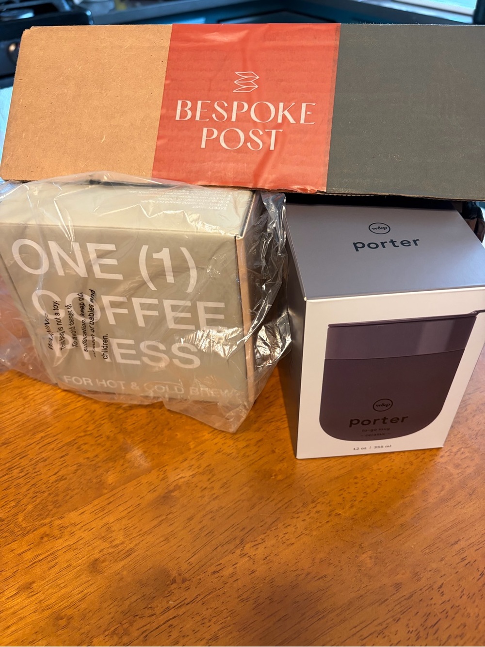 Bespoke Post Porter Tumbler and Coffee Press Set